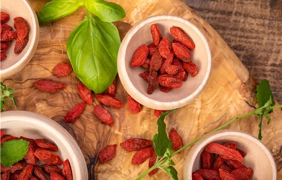 Goji-Beeren – Superfood aus Fernost im eigenen Garten Goji-Beeren – Superfood aus Fernost im eigenen Garten