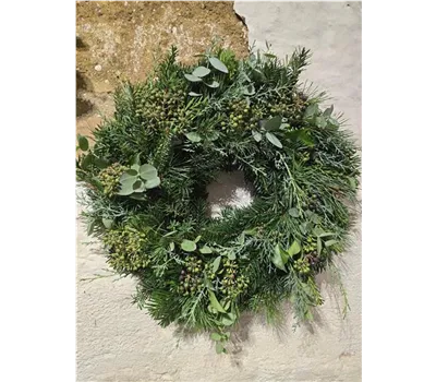 Adventskranz Nature, Außendurchmesser ca. 45 cm,